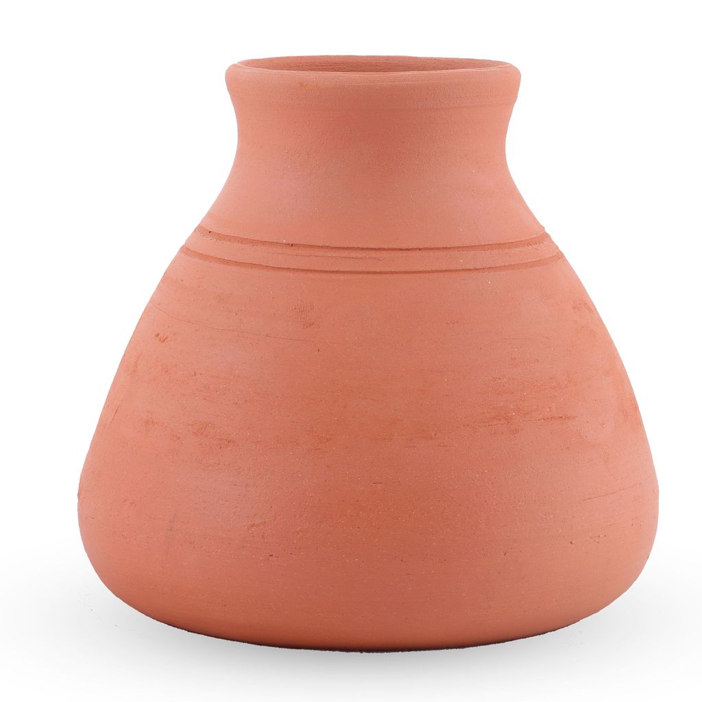 Tisser Natural Handmade Terracota Pot 12 x 7 For Decorative view 2