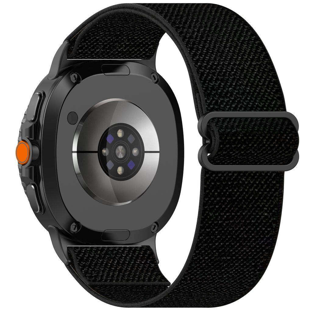 ZAPPER Elastic Nylon Watch Strap Compatible with Samsung Watch 8 & Watch 8 Classic – Breathable Stretchable Band with Metal Connectors, Comfortable Sport Loop for Men & Women view 2