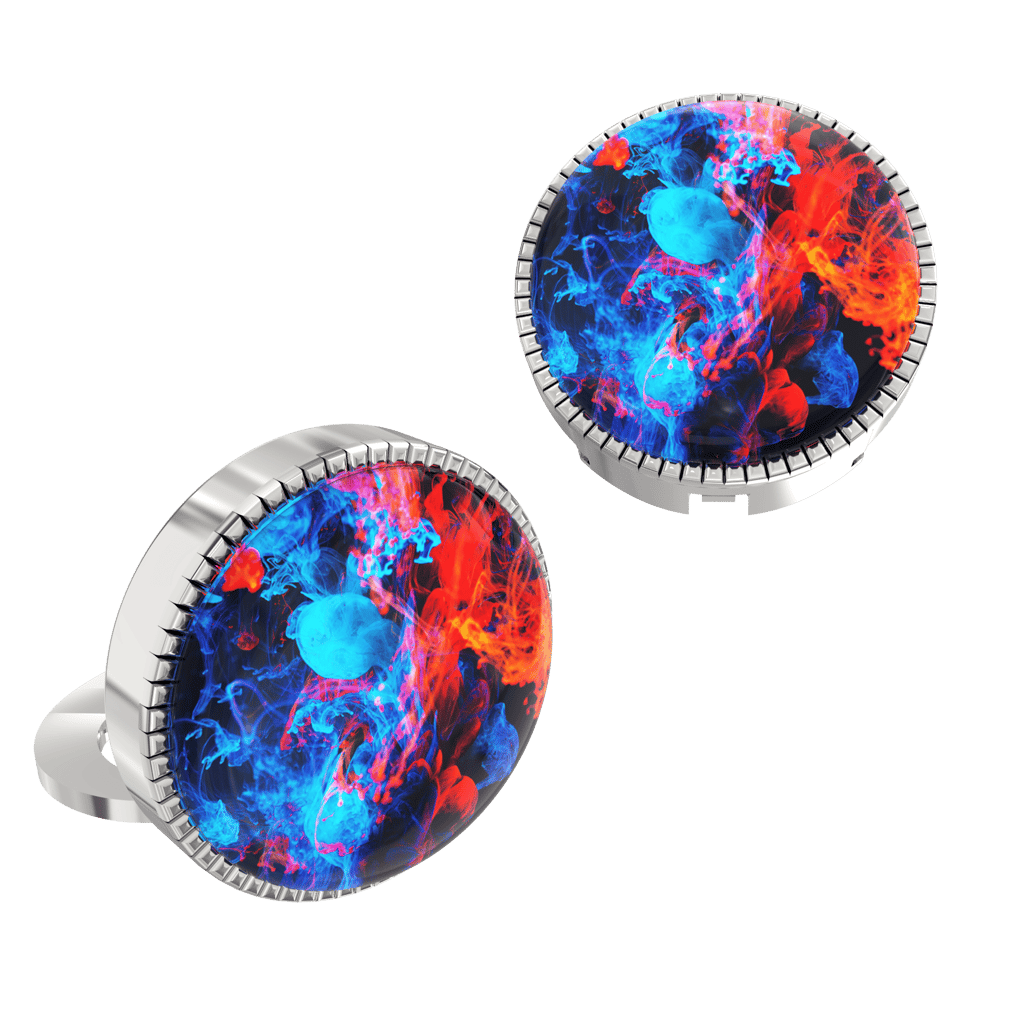The Smart Buttons - Shirt Button Cover Cufflinks for Men - FluidFusion view 2
