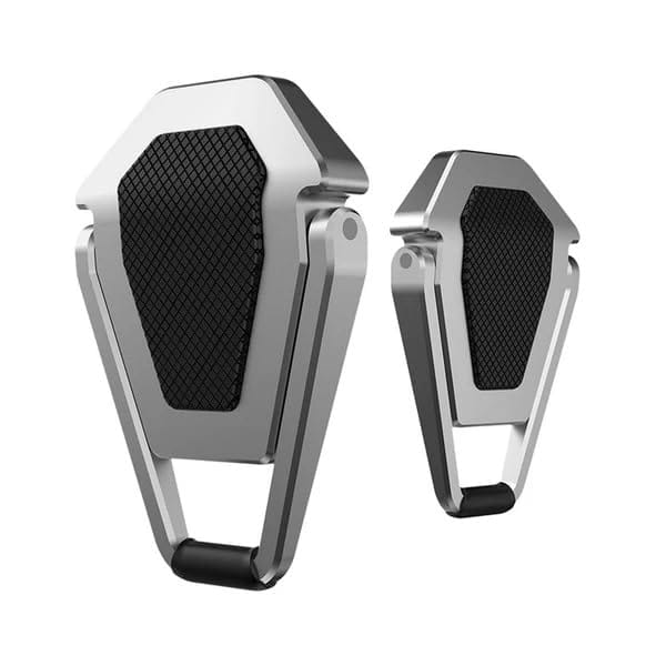 Invisible Mini Laptop Stand [2 Pcs] – Lightweight Zinc Alloy Foldable Laptop Riser, Self-Adhesive Ergonomic Desk Cooling Feet for Universal Laptops & Keyboards view 2