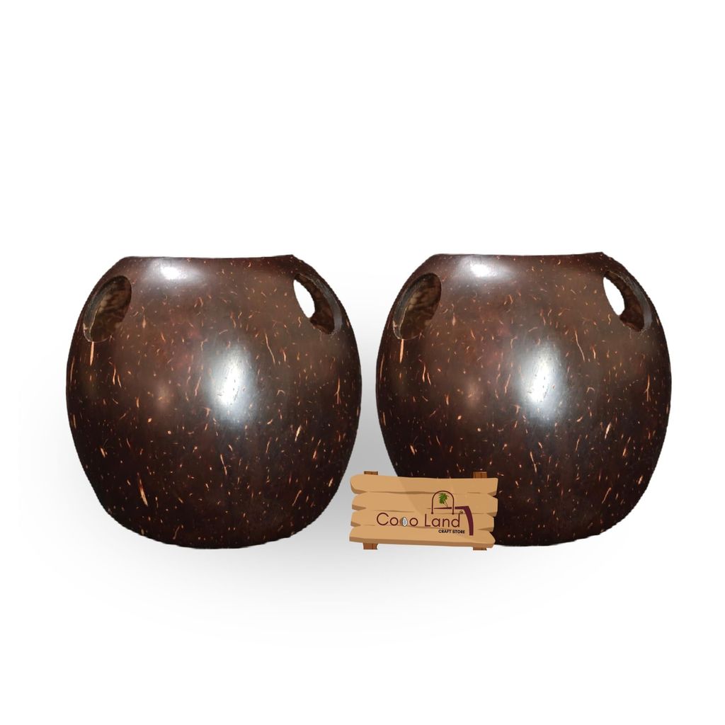 CocoLand Coconut Shell Brush Holder