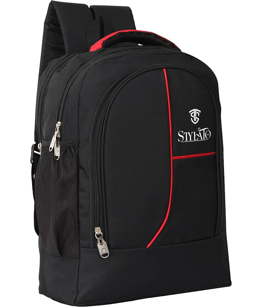 STYLATO Red Polyester Backpack ( 22 Ltrs )
