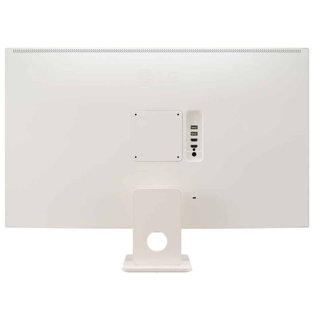 LG 32SR50F Smart Monitor (32", 80cm), FHD IPS Display (1920 x 1080) with webOS, Work & Play Smarter, ThinQ Home Dashboard, AirPlay 2 + Screen Share + Bluetooth, Stylish Design - White view 2