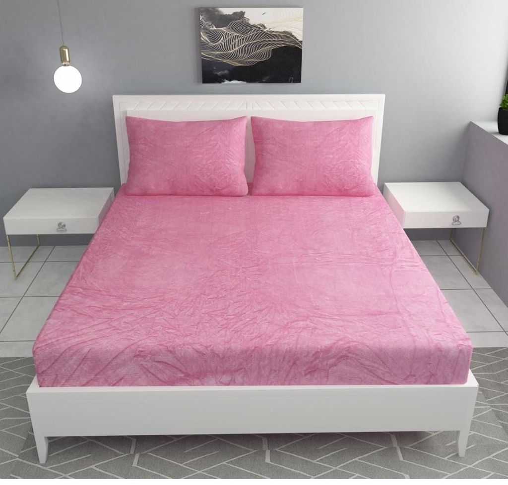 Wrinkle Free Microfiber Sheet Set - Pink