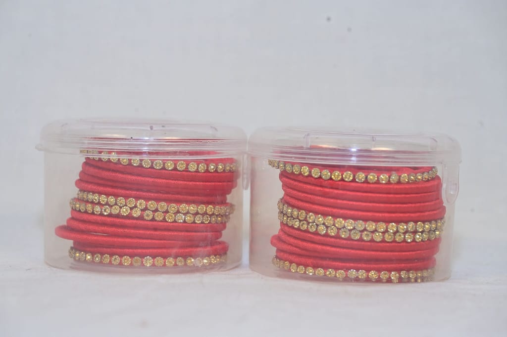 Red Silk Thread Bangles view 2