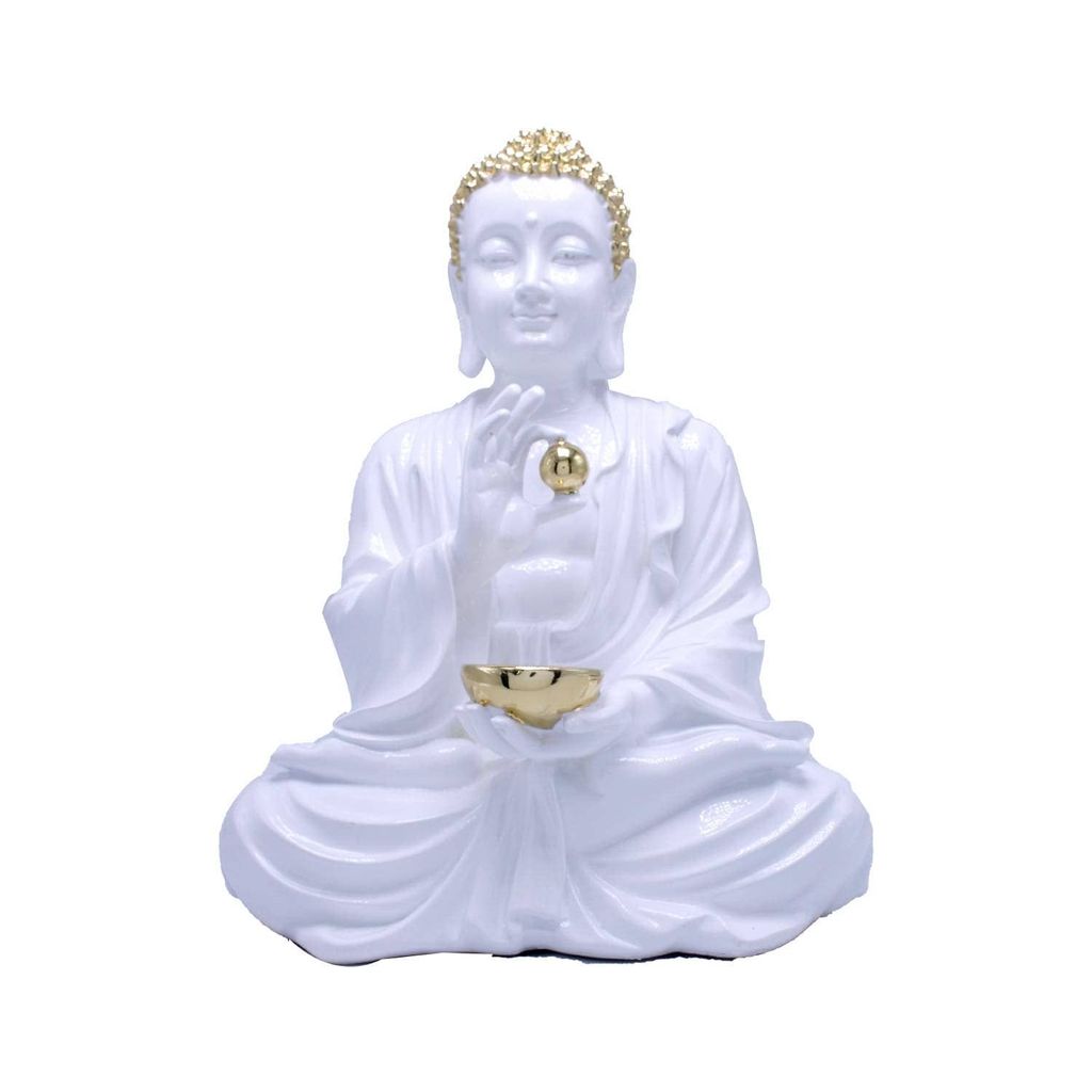 Craftlayout Resin Handcrafted Buddha Idol 14 Inch view 2