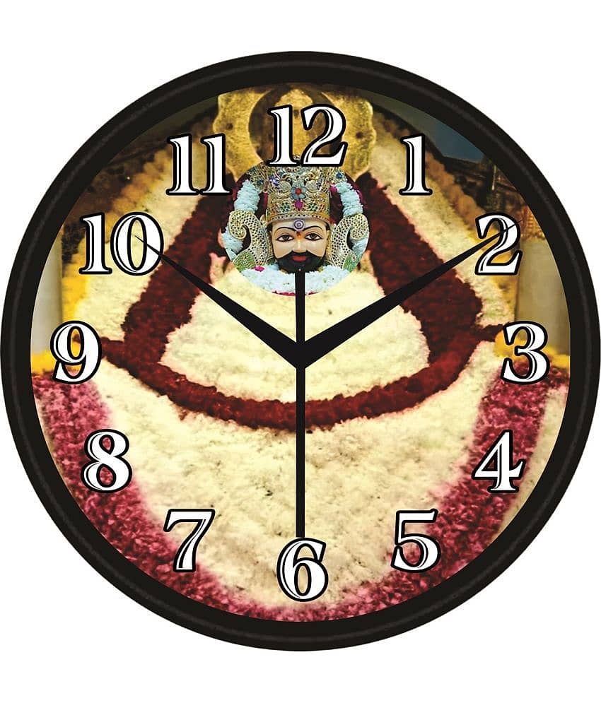 KP CRAFT Circular Analog Wall Clock