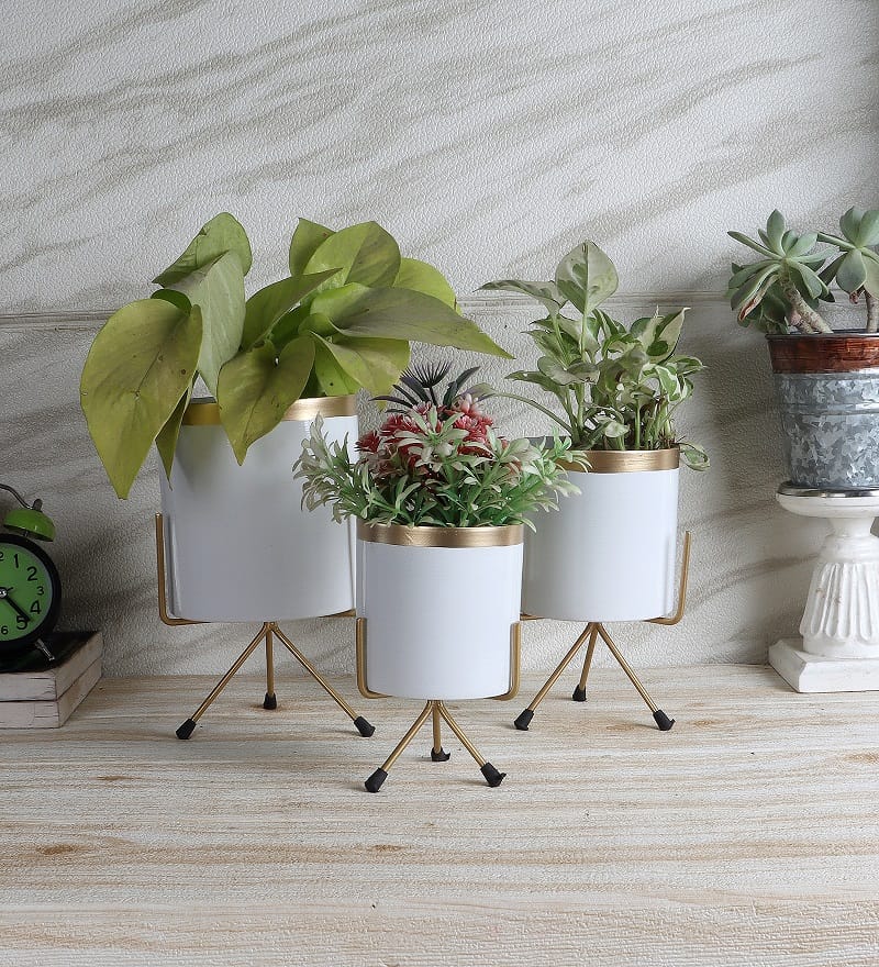 Green Jug Pot Planter Set of 2 view 2