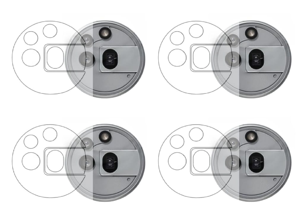 ISAAK Back Camera Lens Protector compatible for Nothing Phone (3a) Pro (Pack of 4) view 2