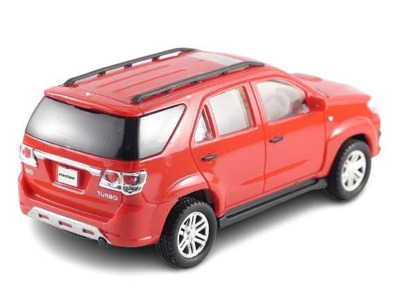 Mehtab Pull Back Plastic Fortuner Toyota Car Toy|Wonderfull Design & Bold Look|Perfect for Kids Fun (Pack of 1) view 2