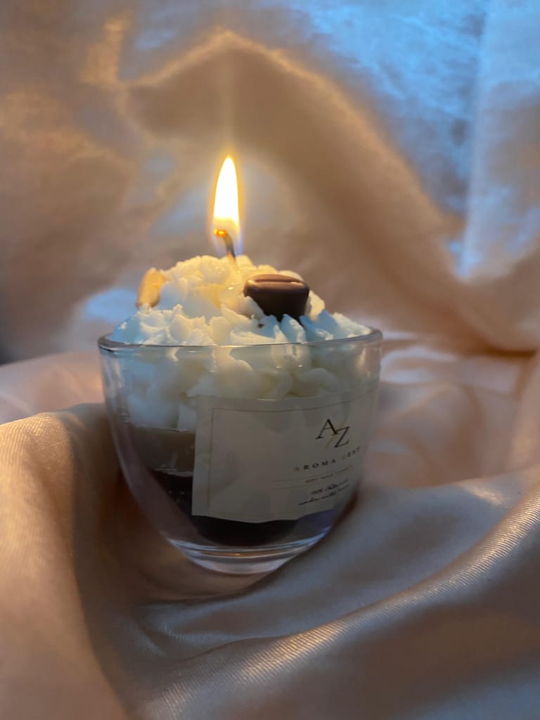 Coffee Lover's Candle- Handmade Soy Wax with Addictive Coffee Aroma view 2