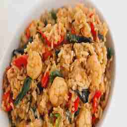 Thai basil prawn fried rice