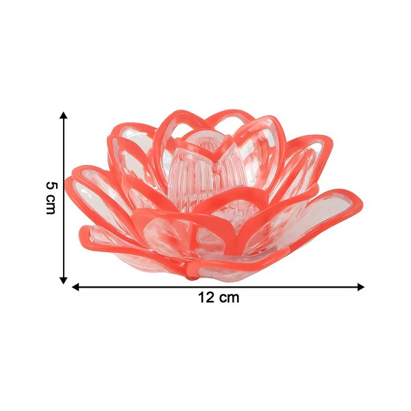 Decorative Lotus Shaped LED Candle Light (1 Pc) view 2