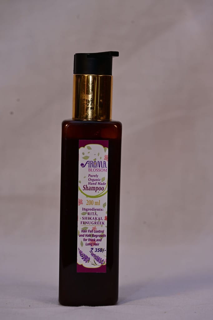 "AROMA BLOSSOM Purely Organic Hand Made Shampoo - 200ml view 2