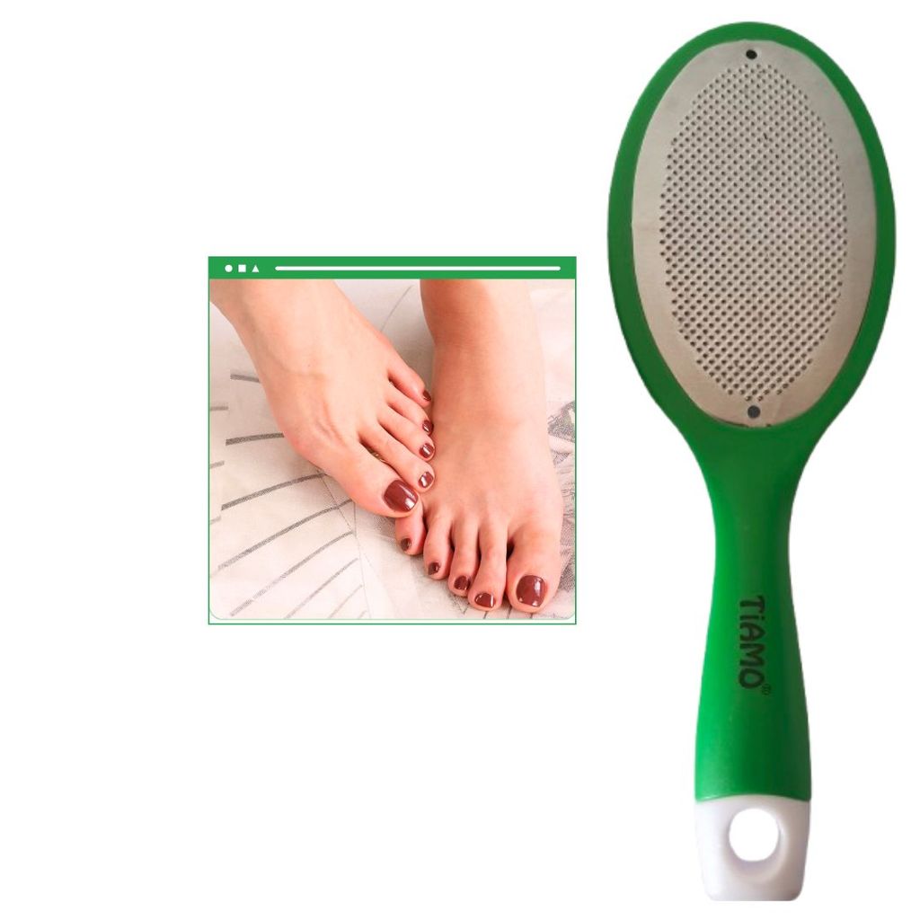 Plastic Oval Leg, Heel and Foot Scrubber for Dead Skin |Callus Remover | Pedicure Special Tool/Specially For Cracked Feet view 2
