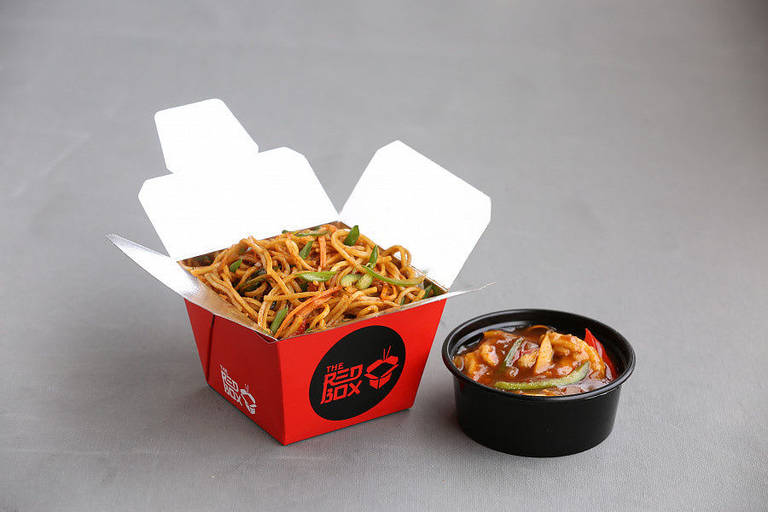 Chicken Nanking Noodles & Hot Garlic Chicken (festive Little Box)
