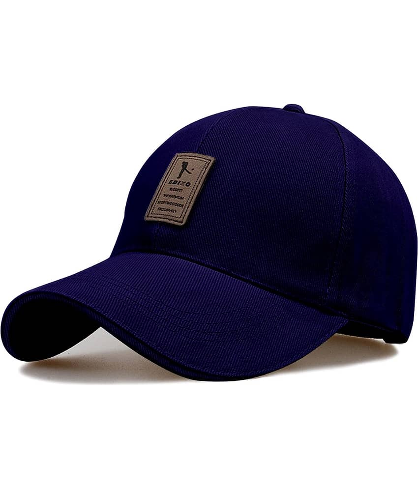 Bolax Pack of 1 cotton Men's Cap ( Navy ) view 2