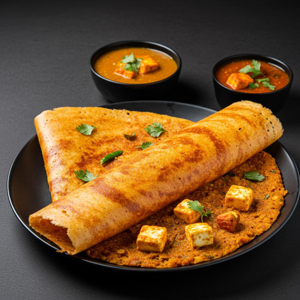 Paneer Masala Rawa Dosa