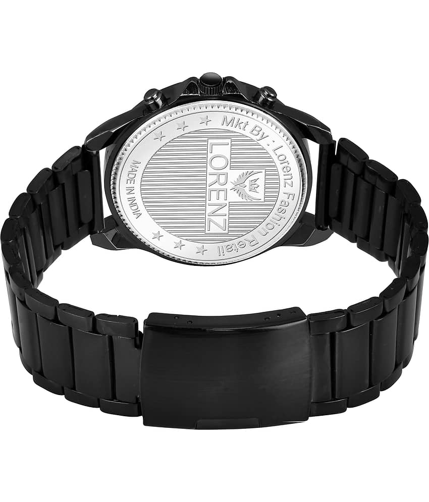 Lorenz Black Stainless Steel Analog Men's Watch view 2