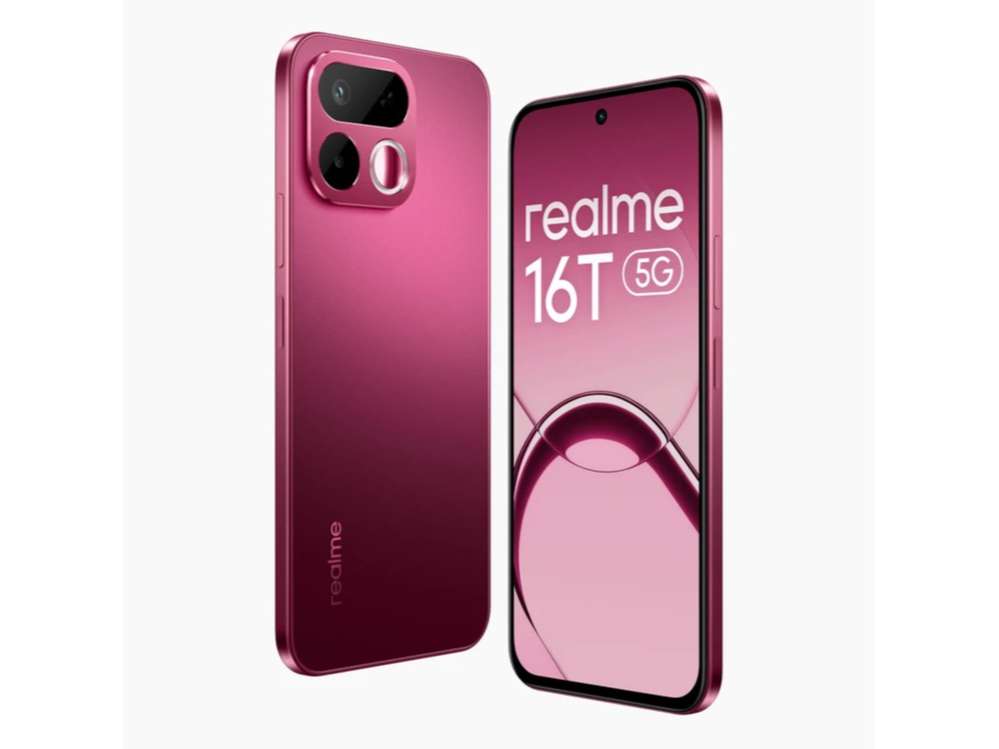Realme 16T 5G Smartphone, 8GB RAM, 128GB Storage - Starlight Red view 2