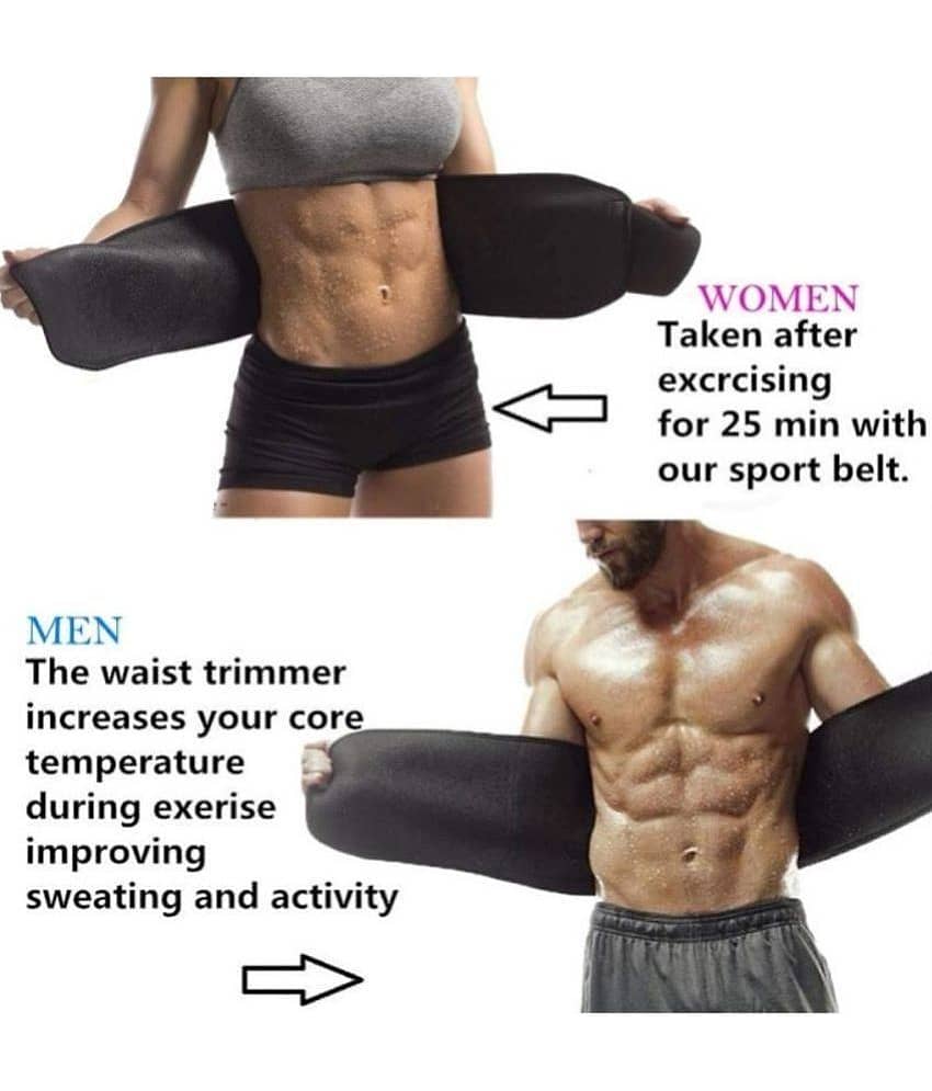 HORSE FIT Tummy Trimmer Single spring with Slim Belt Combo | Waist Trimmer | Body Shaper | Weight Loss Fitness Equipment | Body Toner | Single Spring Ab Tummy Trimmer view 2