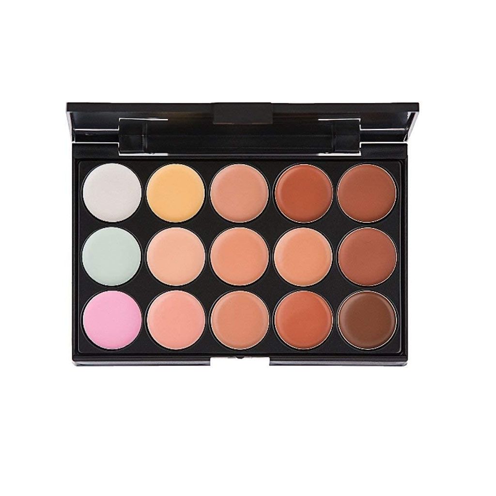 15 Color Concealer Palette - Professional Makeup Concealer Kit with Color Corrector, Foundation, and Concealer for Face, Dark Circles, Blemishes, and Acne view 2