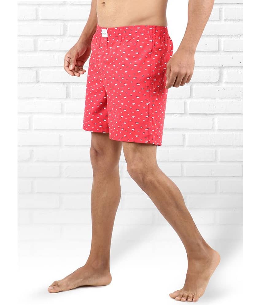 Supersquad Pack of 2 Cotton Boxers For Men's ( Multicolor ) view 2