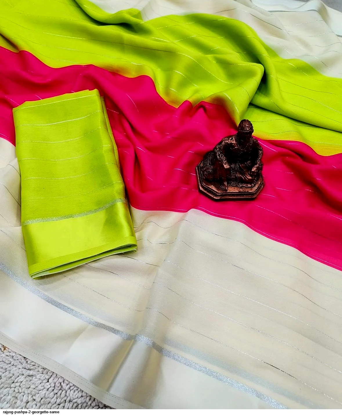 Sreeleela Pushpa 2 Saree (Design - D1) by SHIV TEXTILES view 2