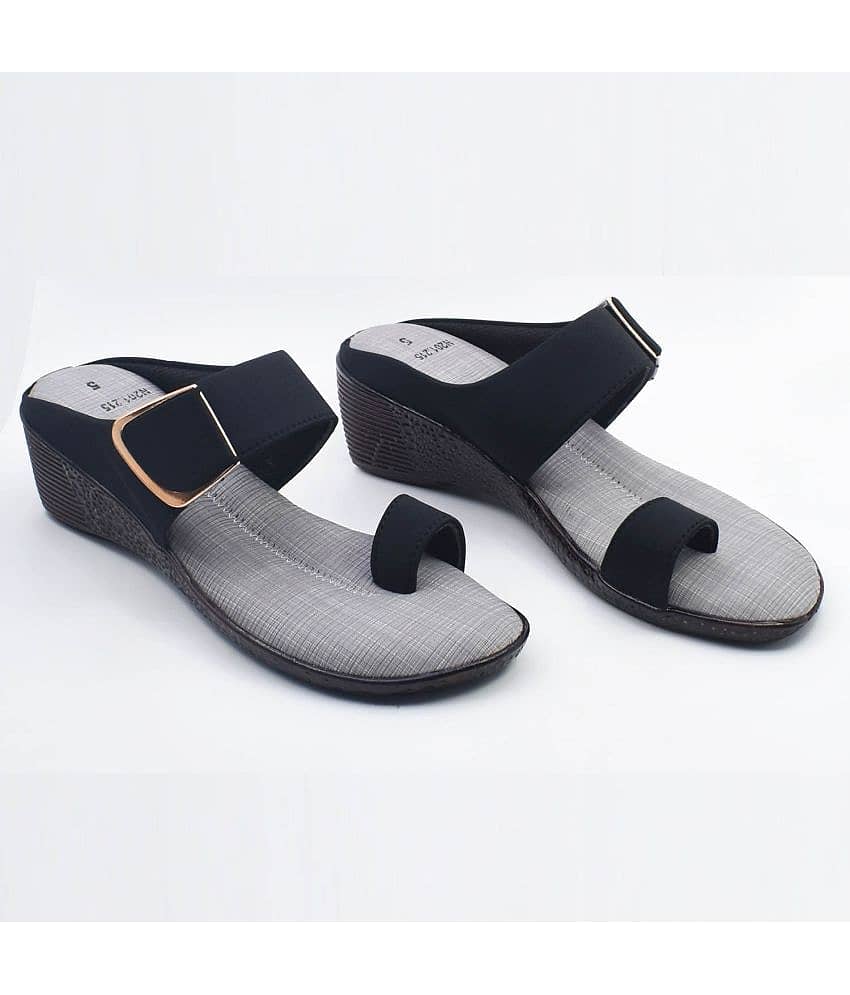 Dream Makers - Black Women's Sandal Heels view 2
