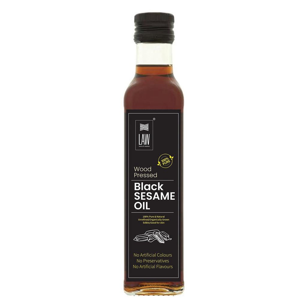 Wood Pressed Black Sesame Oil/Gingelly Oil in Glass Bottle (for skin) – 100 ml view 2