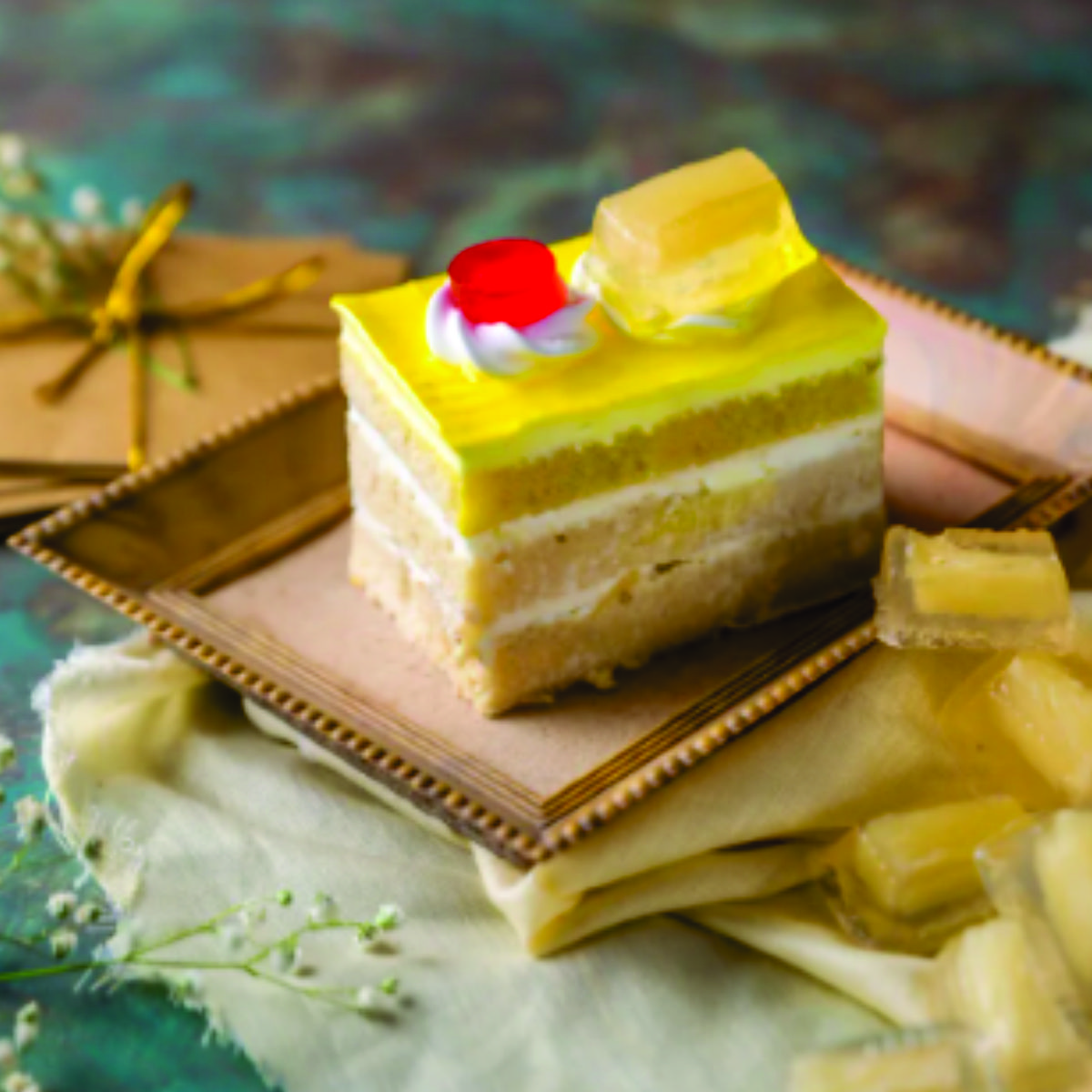 Monginis Pineapple Pastry view 2