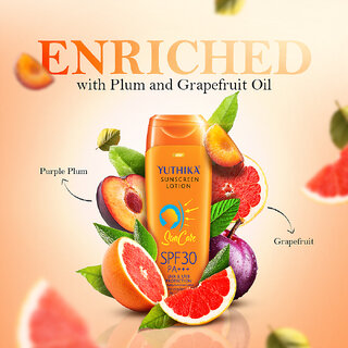 Yuthika Sunscreen Lotion SPF 30 PA+++ UVA UVB Protection 100ml view 2