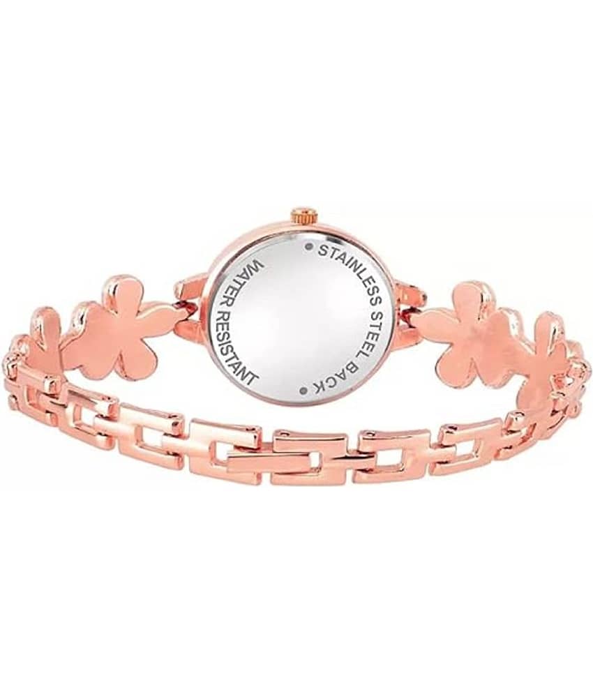 Viser Rose Gold Metal Analog Womens Watch view 2