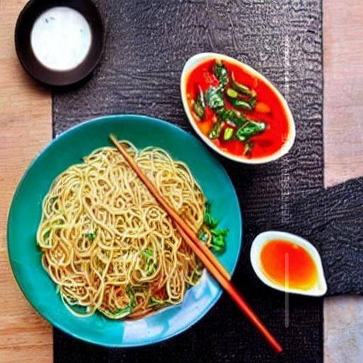 Egg Sehezwan Noodles