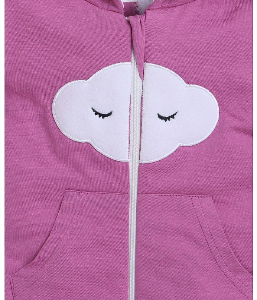 BUMZEE - White Cotton Rompers For Baby Girl ( Pack of 1 ) view 2