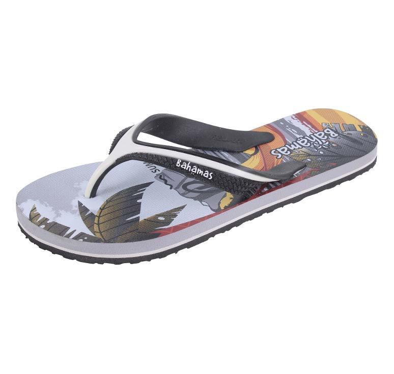 BAHAMAS BH185 Black Light Grey L No 6 Ladies Hawai