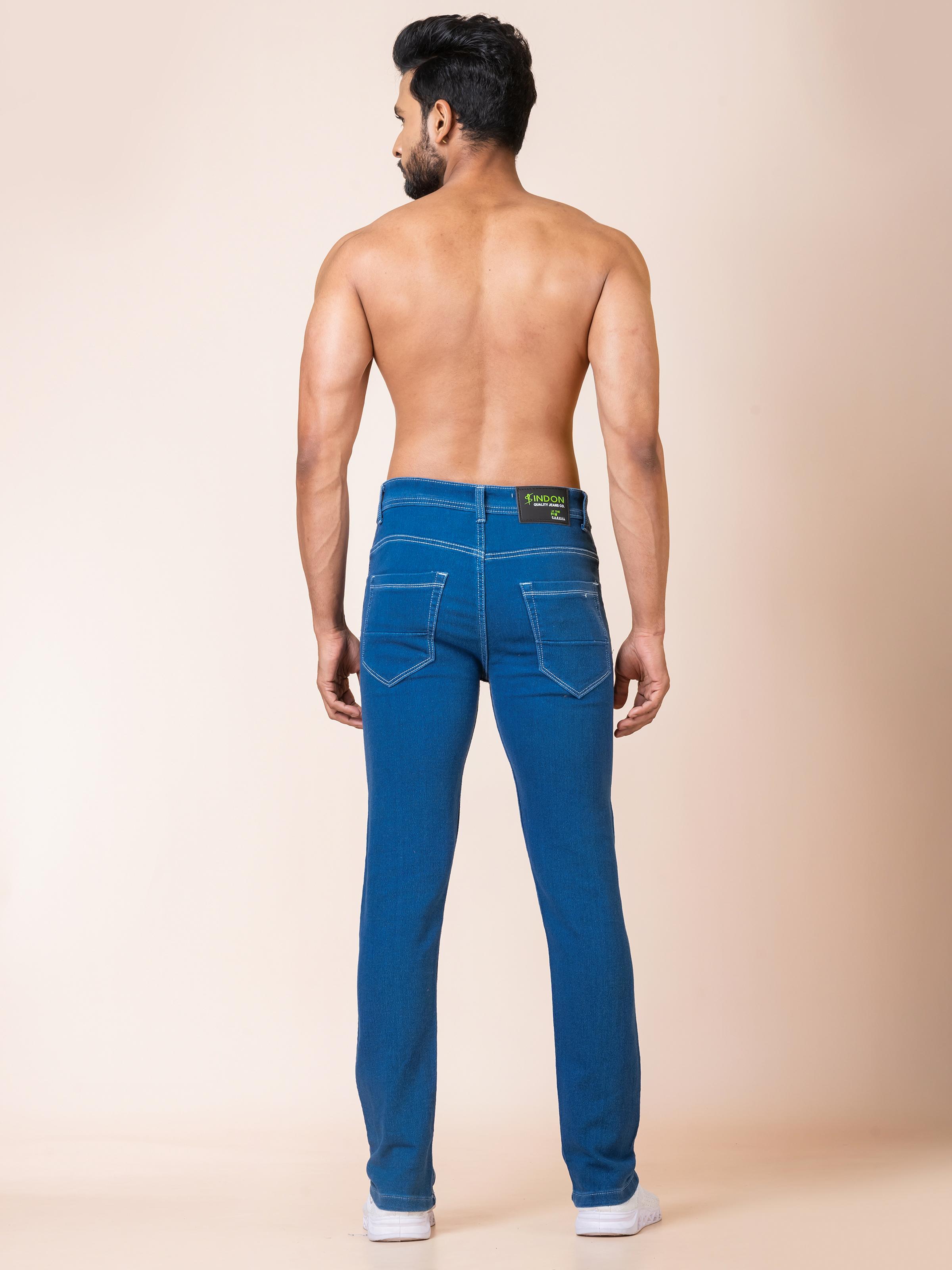 Sindon Men's Casual Denim Jeans view 2