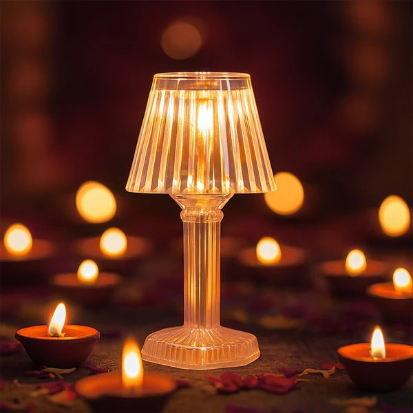Decorative Crystal Style LED Table Lamps (12 Pcs) view 2
