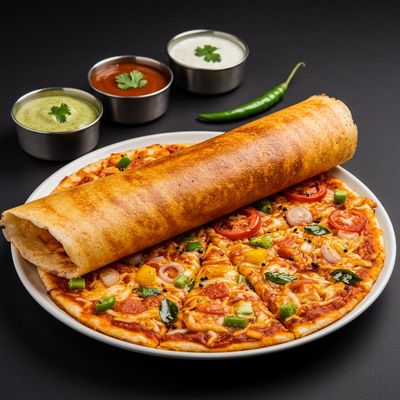 All Mix Pizza Dosa