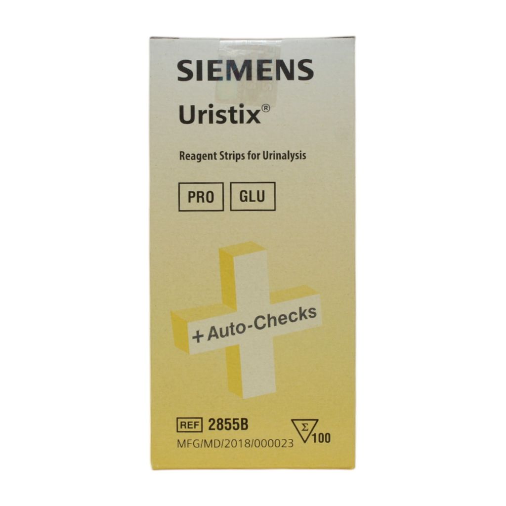 Uristix Reagent Strips for Urinalysis [Glucose + Protein] - Siemens
