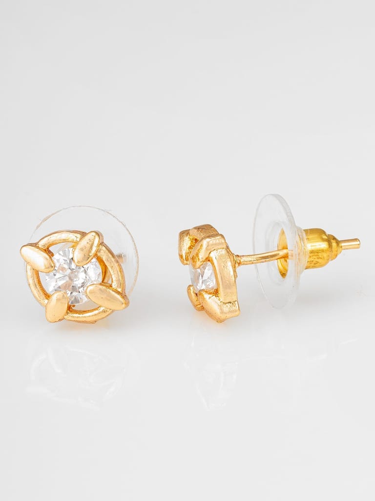 Morison Golden Leaf Earrings Natureâ€™s Beauty in Gold view 2