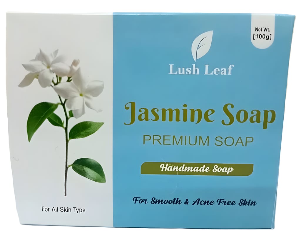 Lush Leaf Handmade Jasmine Soap, 100g