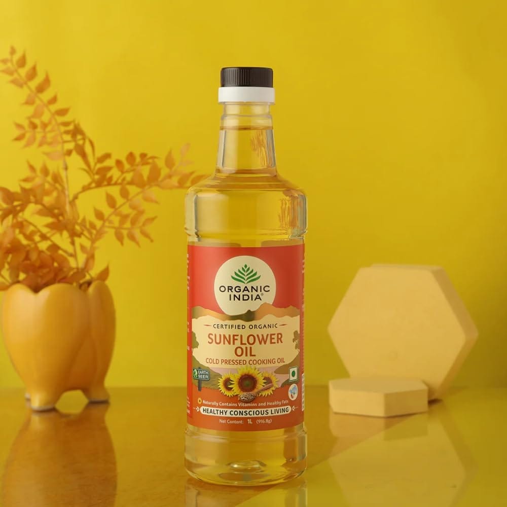 ORGANIC INDIA Organic Sunflower Oil 1000 ml view 2
