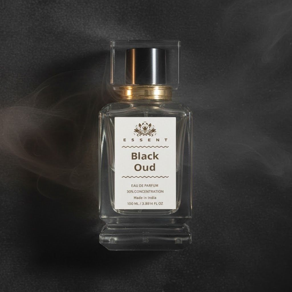 Essent Perfumes Black Oud Eau de Parfum (EDP) – Intense Dark Oud Woody Long Lasting Perfume – Unisex Fragrance view 2
