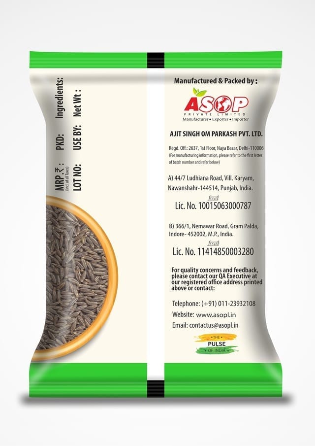 Aplus Jeera Sabut Cumin 1kg(pouch) view 2