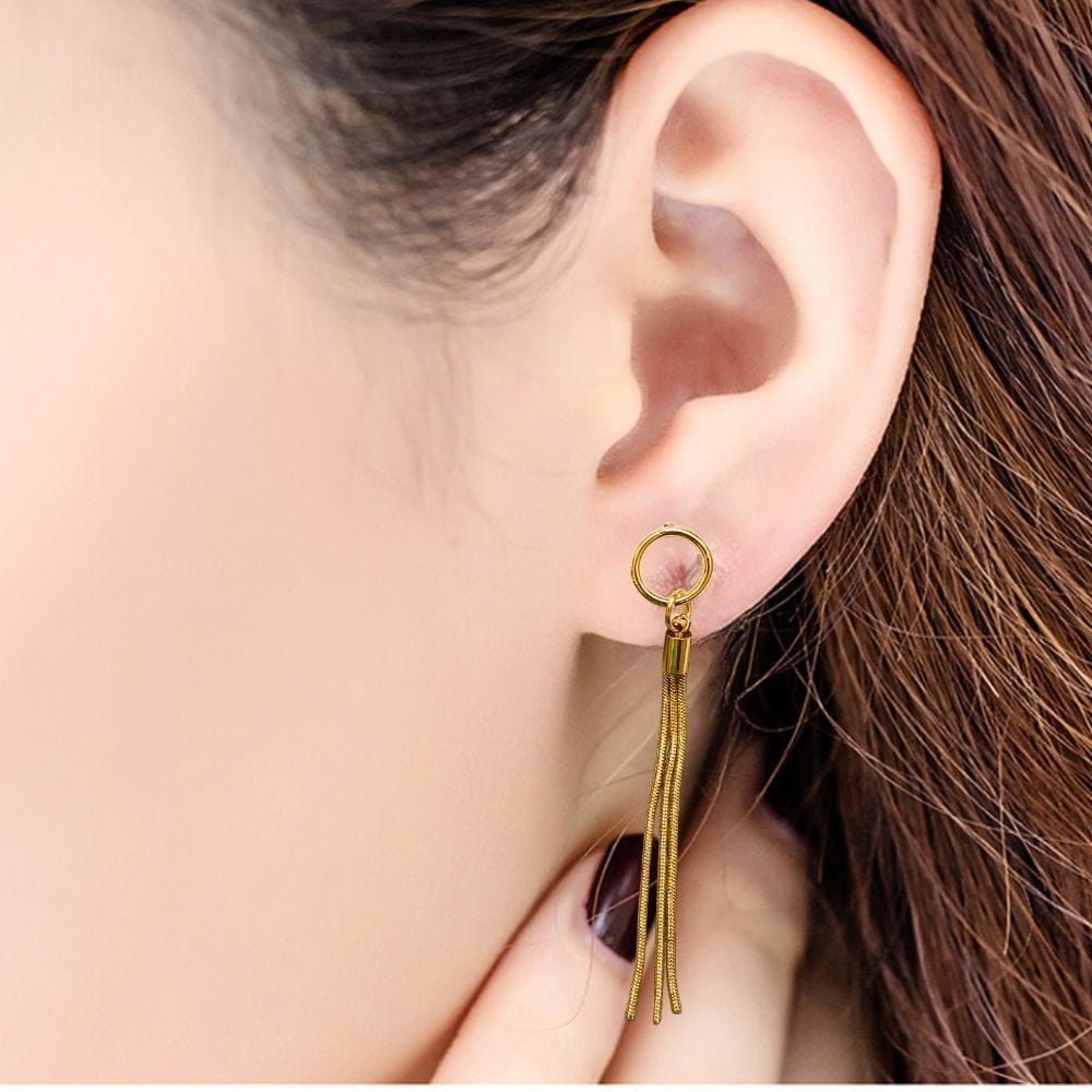 Jewelryklub Combo Of 3 Pairs Rose Gold Plated Butterfly Design Stud Earrings For Women Girls view 2