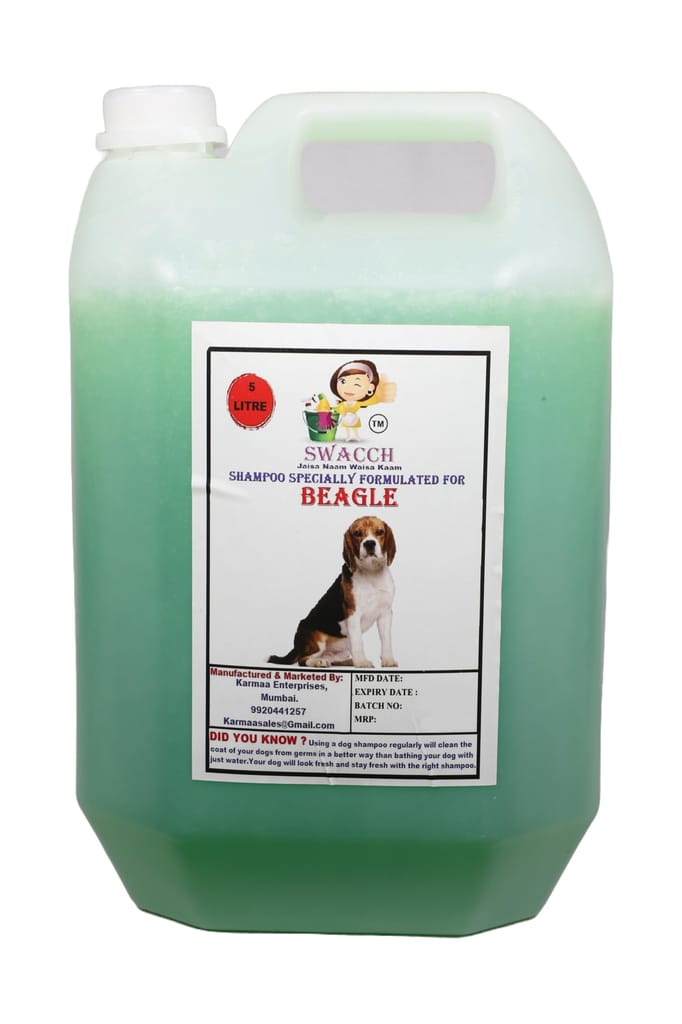 SWACCH Shampoo Specially FORMULATED for Beagle (5 Litre) NEEM ALOVERA view 2