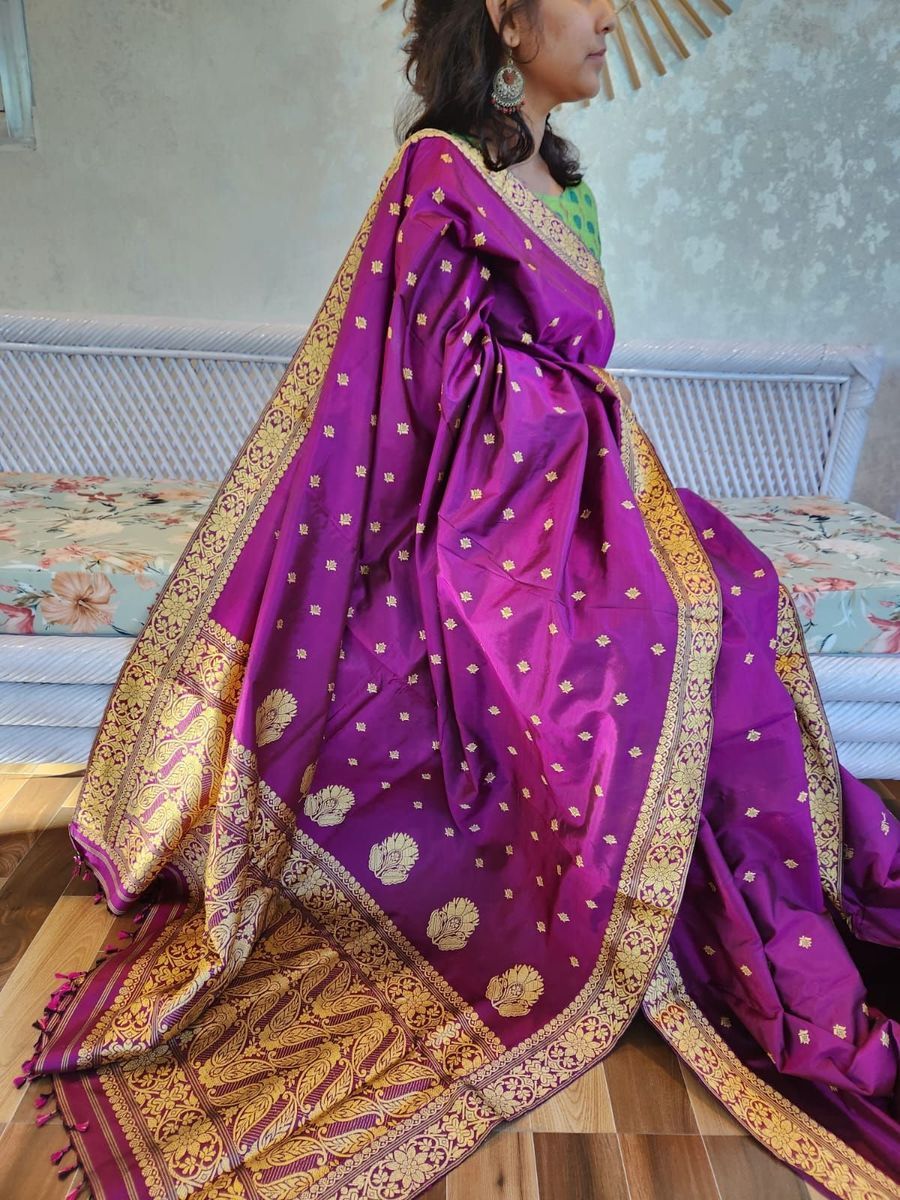 Mullberry Silk Saree view 2
