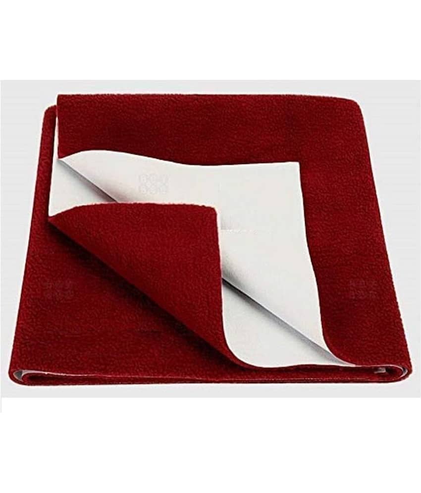 Keviv Maroon Laminated Waterproof Sheet ( 100 cm × 70 cm - 1 pcs )