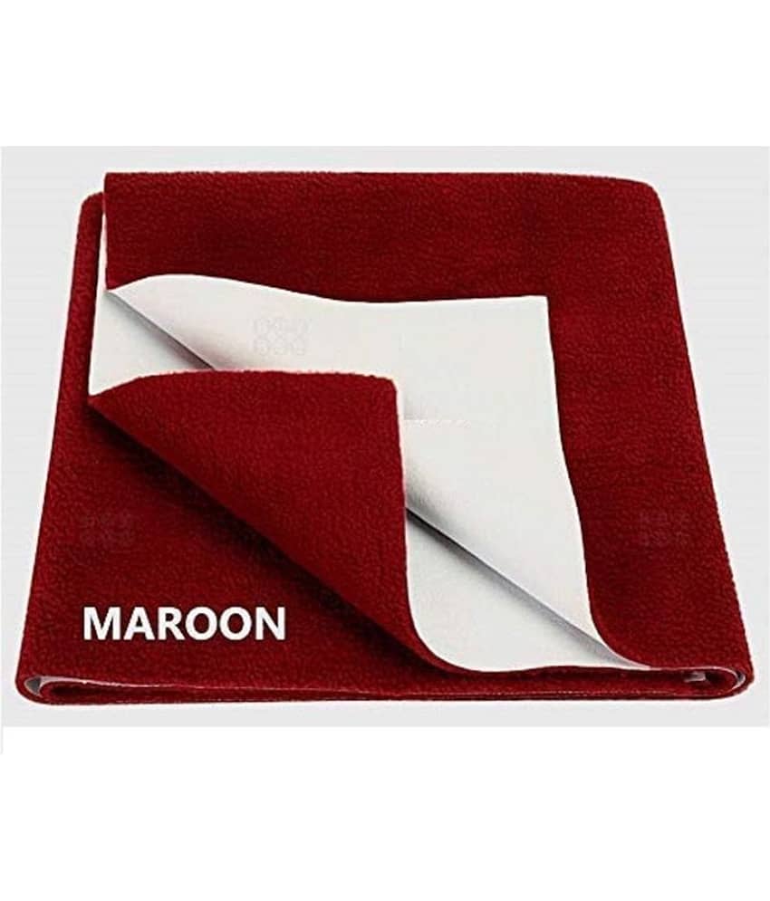 Keviv Maroon Laminated Waterproof Sheet ( 100 cm × 70 cm - 1 pcs ) view 2